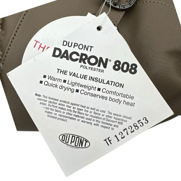 NWT Du Pont Women's Snow Star II Dacron 808 Faux Fur Winter Boots Tan Size 8M - Picture 8 of 13